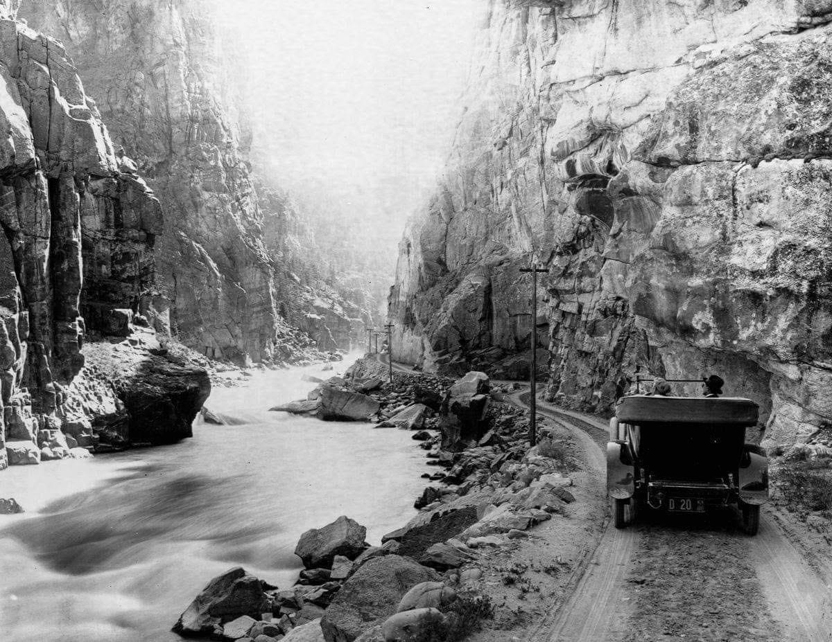 Wind River Canyon Long Ago